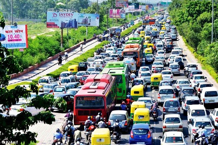 8. Delhi’s Traffic